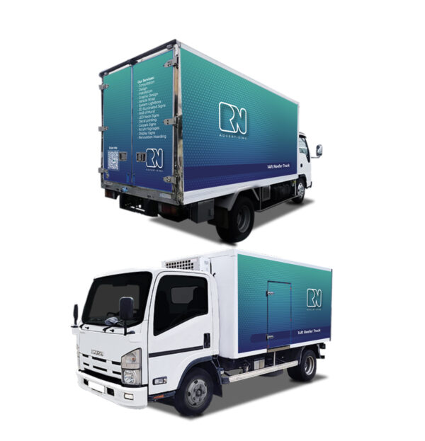 14Ft Reefer Truck Wrap - Image 2