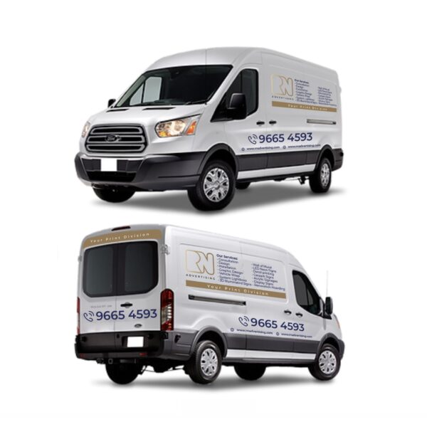 Large Cargo Van Wrap